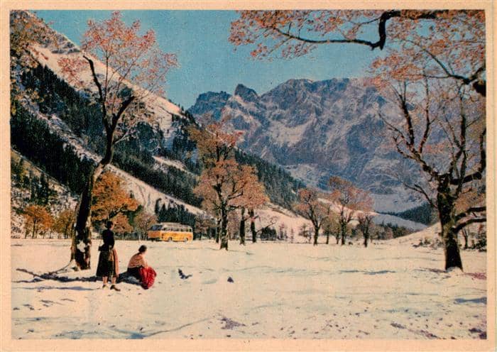 Postbus Omnibus Bad Troelz Eng Tirol – Ansichtskarte
