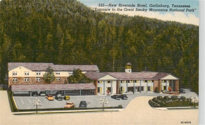 Gatlinburg Tennessee USA New Riverside Hotel – Ansichtskarte Gatlinburg