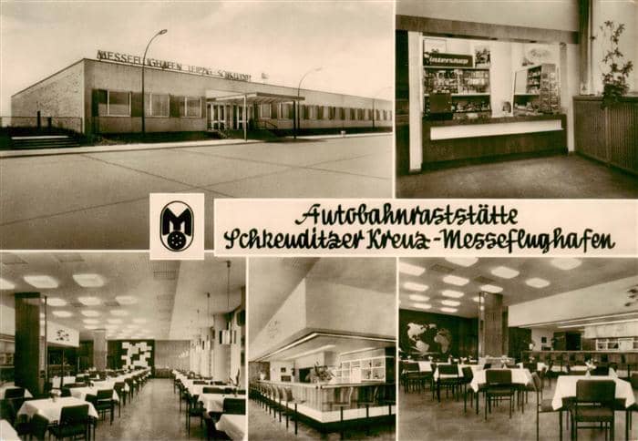 Autobahn Autostrada Autoroute ABR Schkeuditzer Kreuz Messeflughafen Leipzig – Ansichtskarte