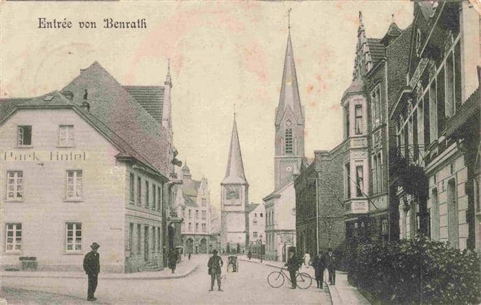 Benrath Duesseldorf NRW Park Hotel Stadtzentrum Kirche – Ansichtskarte Düsseldorf