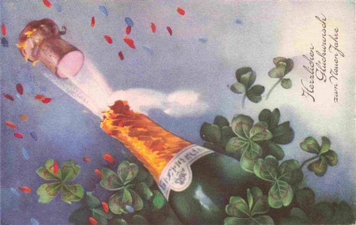 Sekt Sparkling Petillant Espumoso Wein Wine Vin Vino EAS Nr.1896 Glueckwunsche N – Ansichtskarte