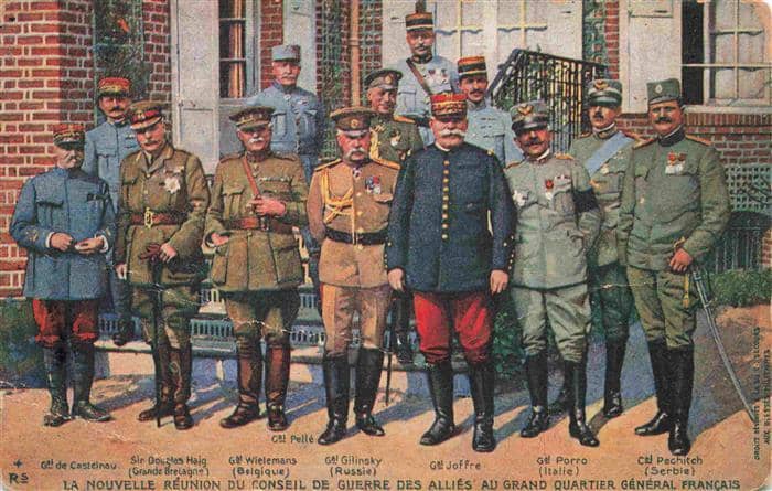 Politik Politics Politique La Nouvelle Reunion Conseil Guerre Francais – Ansichtskarte