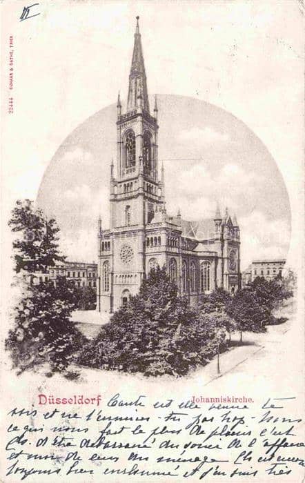 DuessELDORF  CITY Johanniskirche – Ansichtskarte Düsseldorf