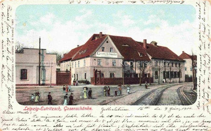 Eutritzsch LEIPZIG Gosenschaenke – Ansichtskarte Leipzig