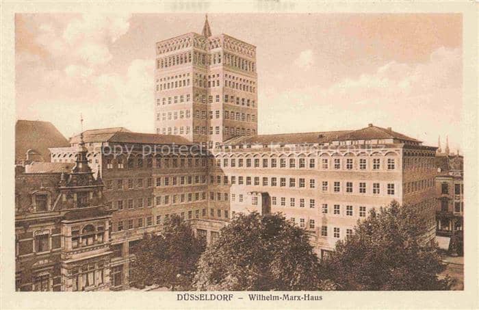 DuessELDORF  CITY Wilhelm Marx Haus – Ansichtskarte Düsseldorf