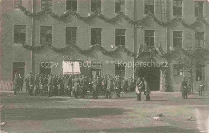 FREIBURG Breisgau BW Soldaten Kaserne – Ansichtskarte Freiburg im Breisgau