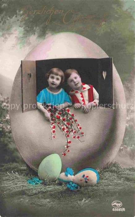 Foto Amag Nr. 63935/6 Ostern Paques – Ansichtskarte