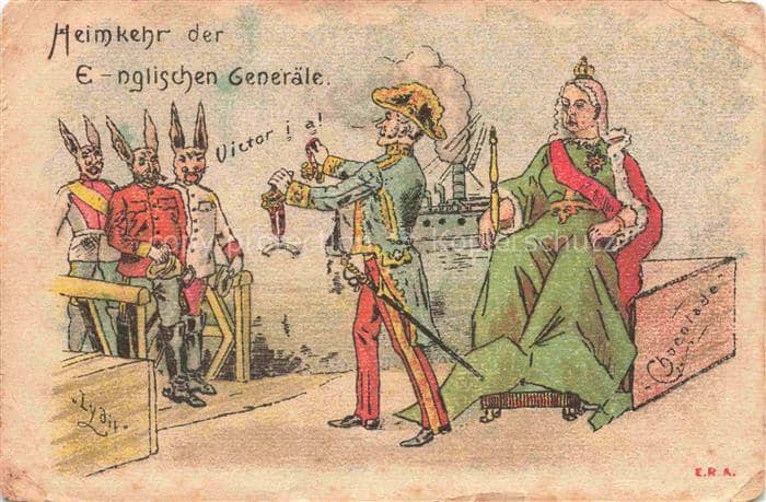 Politik England Generale – Ansichtskarte