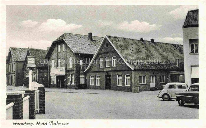 Horneburg Niederelbe Stade Niedersachsen Hotel Rethmeyer – Ansichtskarte Horneburg