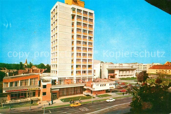 Sibiu Hermannstadt Hotel Continental – Cartolina illustrata