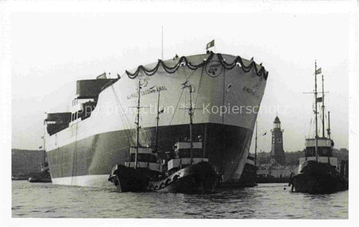Schiffe Ships Navires Landungsbruecken Hamburg Hafen – Ansichtskarte