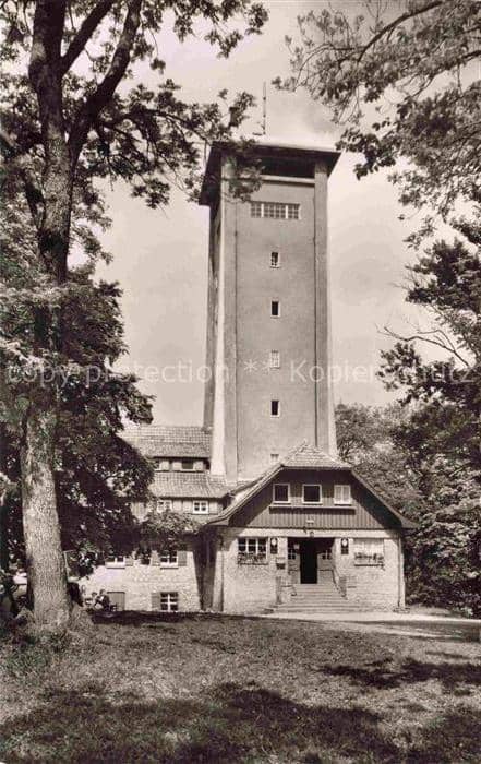 Goenningen Reutlingen BW Rossbergturm Wanderheim Schwaebischer-Albverein Turm Wa – Ansichtskarte Reutlingen