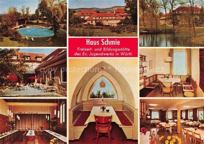 Schmie Muehlacker Enzkreis Maulbronn BW Haus-Schmie Bildungsstaette Jugendwerk S – Ansichtskarte Maulbronn