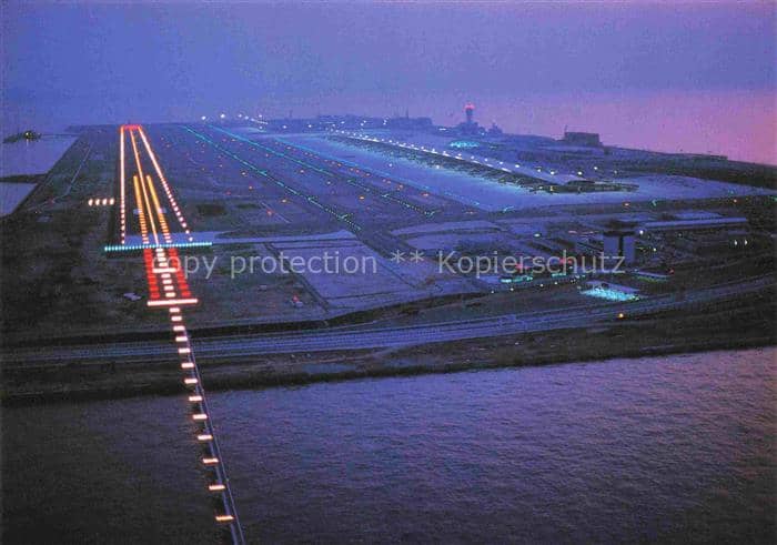 Flughafen Airport Aeroporto Kansai International – Ansichtskarte