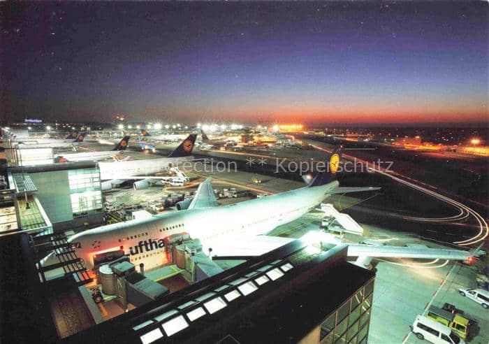 Flughafen Airport Aeroporto Lufthansa Frankfurt am Main – Ansichtskarte