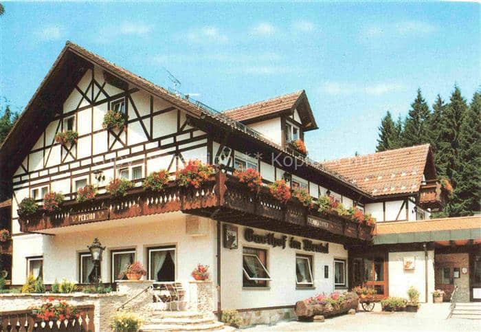 Wental Bartholomae Steinheim Heidenheim BW Gasthof-im-Wental Landhotel Pension F – Ansichtskarte Steinheim am Albuch