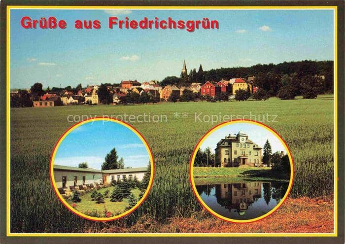 Reinsdorf Zwickau Friedrichsgruen uebersicht Sportkomplex Rathaus Villa Teich Ki – Ansichtskarte Reinsdorf Zwickau