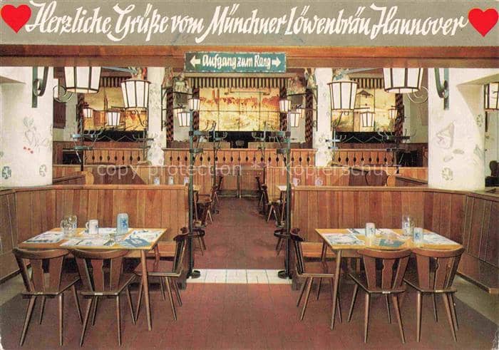 Badenstedt HANNOVER Muenchner-Loewenbraeu Gaststaette Restaurant Bierkeller Geor – Ansichtskarte Hannover