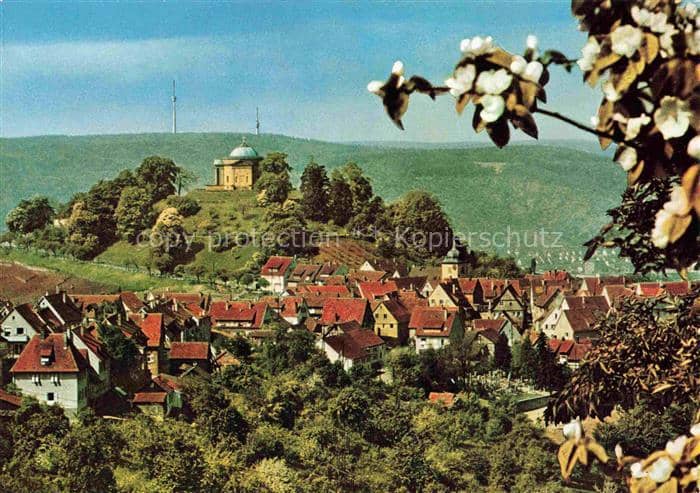 Rotenberg  STUTTGART BW Grabkapelle Wuerttemberg Fernsehturm Rotenberg Altstadt – Ansichtskarte Stuttgart