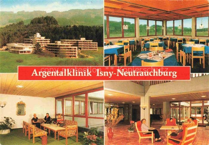 Neutrauchburg Isny Allgaeu Bayern Argentalklinik Mehrbildkarte Aussenansicht Res – Ansichtskarte Isny im Allgäu