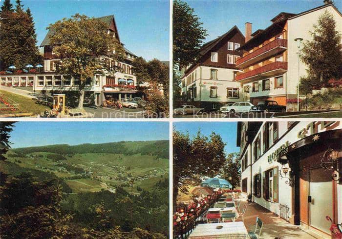 Todtnauberg Schwarzwald BW Hotel-zum-Sternen Hochschwarzwald Wintersportplatz Lu – Ansichtskarte Todtnau