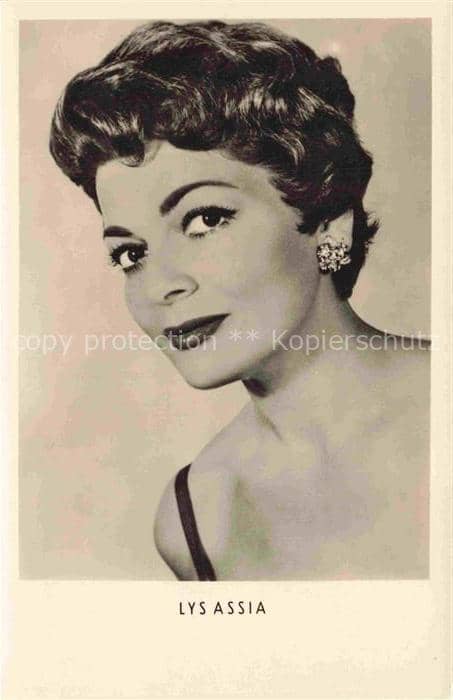 Show  Schauspieler Actor Acteur Actrice Attore Attrice-- Lys Assia – Ansichtskarte