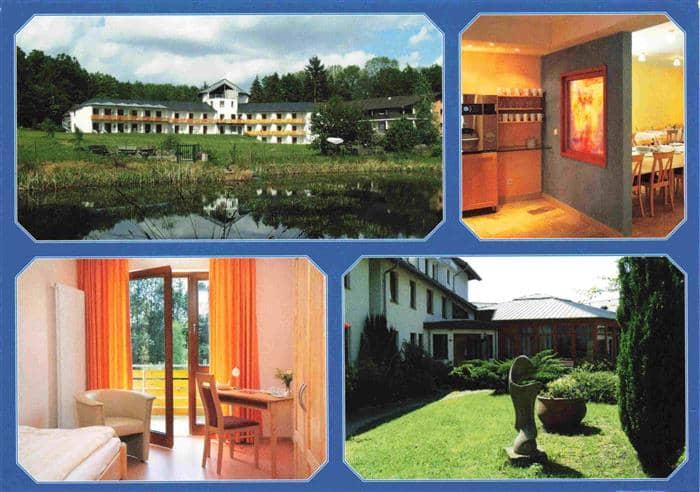 Borchen Reha Klinik Schloss Hamborn Appartements Garten – Ansichtskarte Borchen