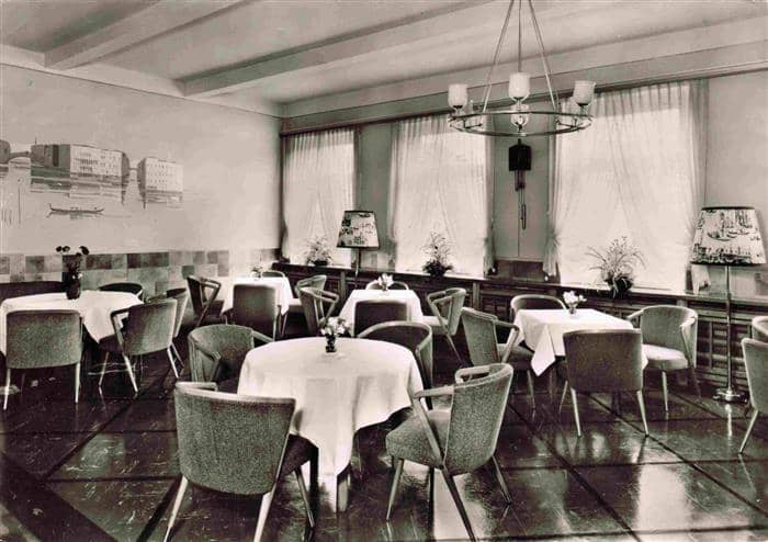 HANNOVER  CITY Muenchner Braeustueberl Hotel Muenchner Hof Gastraum – Ansichtskarte Hannover