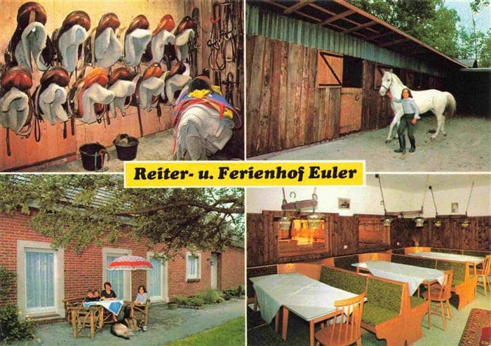 Wulfenau Reiter und Ferienhof Euler Sattelkammer Gastraum – Ansichtskarte Dinklage