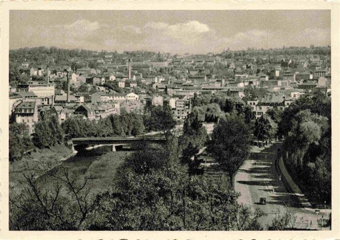 PFORZHEIM BW Panorama – Ansichtskarte Pforzheim