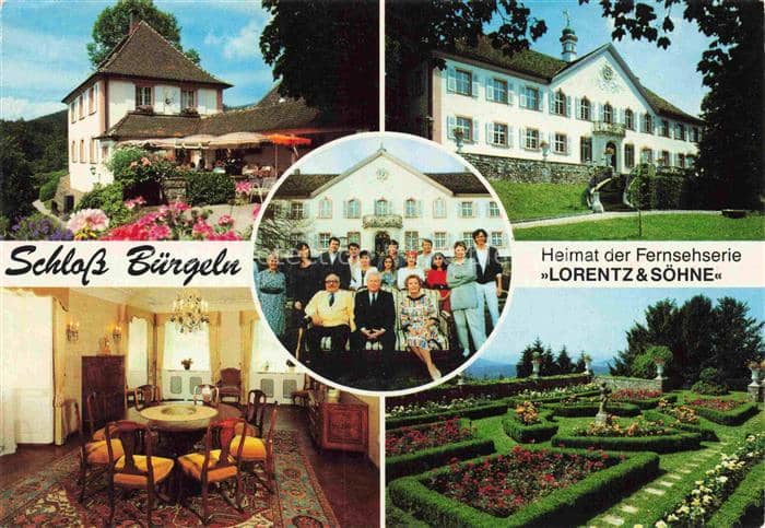 Schliengen Schloss Buergeln Gaststube Personal Park – Ansichtskarte Schliengen