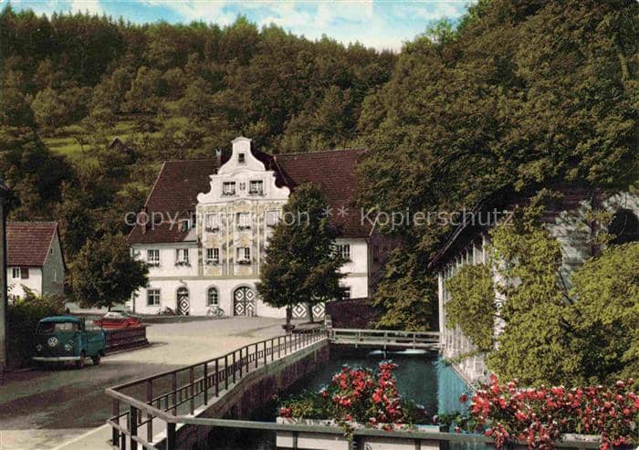 Koenigsbronn Wuerttemberg Rathaus – Ansichtskarte Königsbronn