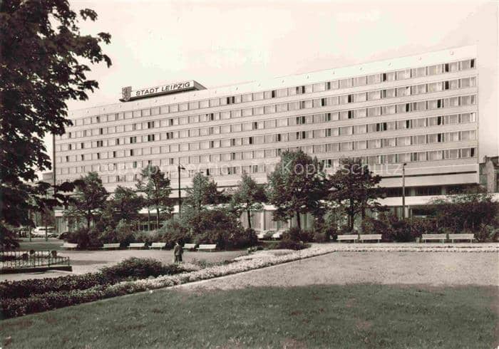 LEIPZIG Sachsen Interhotel Stadt Leipzig – Ansichtskarte Leipzig