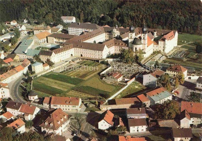 Metten Donau Kloster Metten Bayerischer Wald Benediktiner Abtei – Ansichtskarte Metten