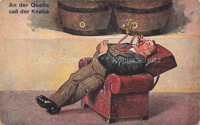 Bier Beer Biere Getraenke – Ansichtskarte