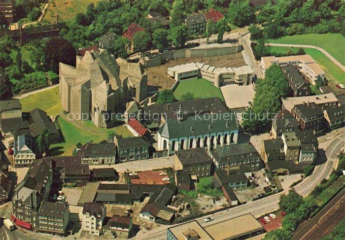 Neviges Velbert Neue Wallfahrtskirche mit Pilgerzentrum Architekt Prof. G. Boehm – Ansichtskarte Velbert