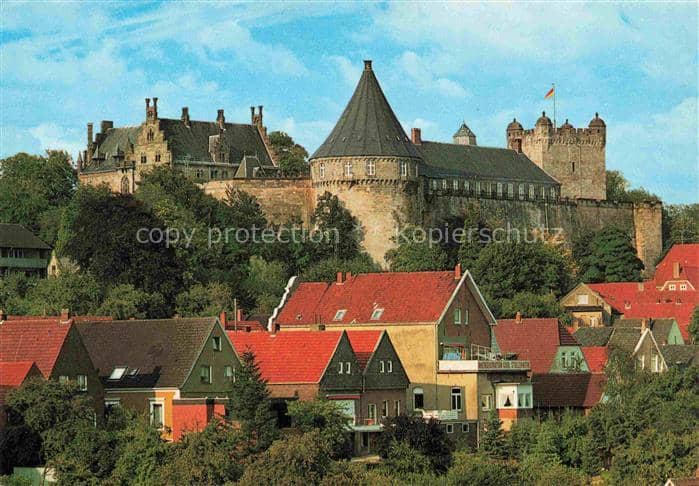 Bad Bentheim Schloss – Ansichtskarte Bad Bentheim
