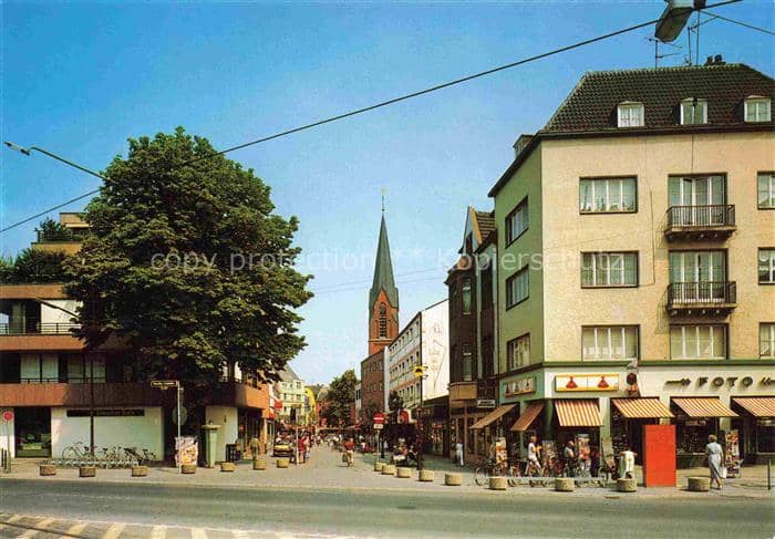 Benrath Duesseldorf NRW Hauptstrasse – Ansichtskarte Düsseldorf