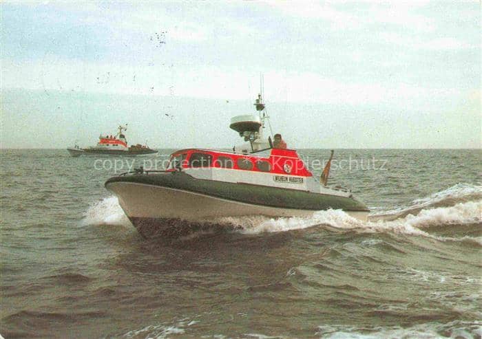Boote Seenot Rettungsboot 9 m Klasse – Ansichtskarte