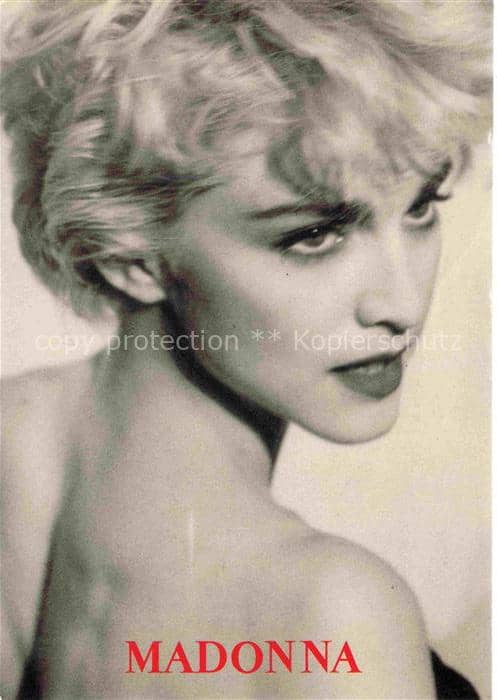 Musikanten Madonna – Ansichtskarte