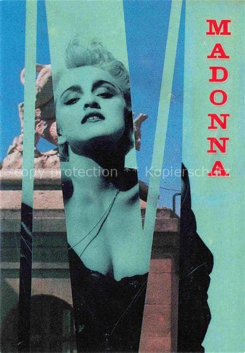 Musikanten Madonna – Ansichtskarte
