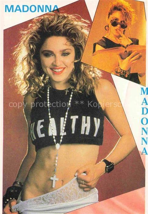 Musikanten Madonna – Ansichtskarte