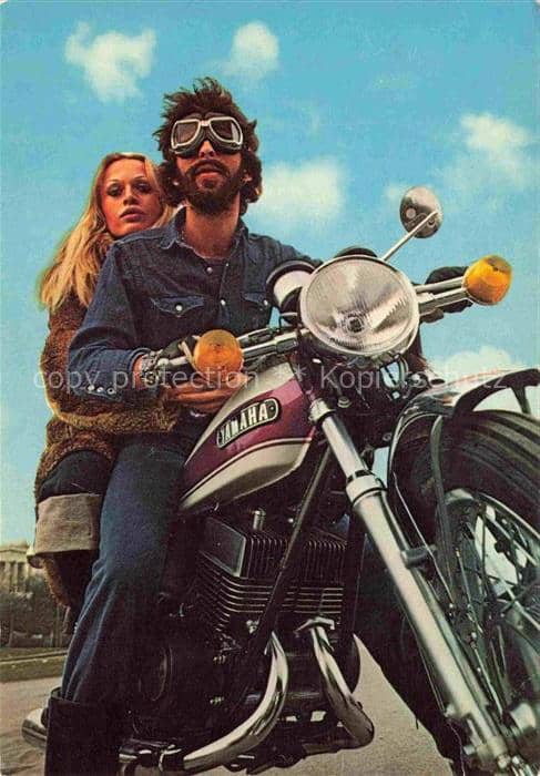 Motorrad Motor Bike Motocycla Yamaha – Ansichtskarte