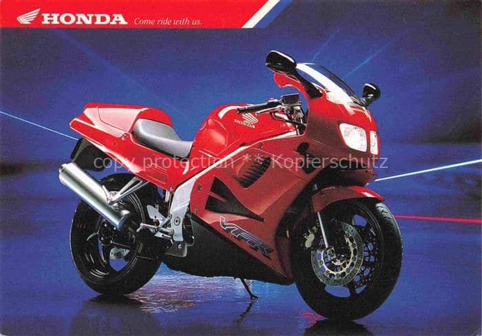 Motorrad Motor Bike Motocycla Honday VFR 750F – Ansichtskarte