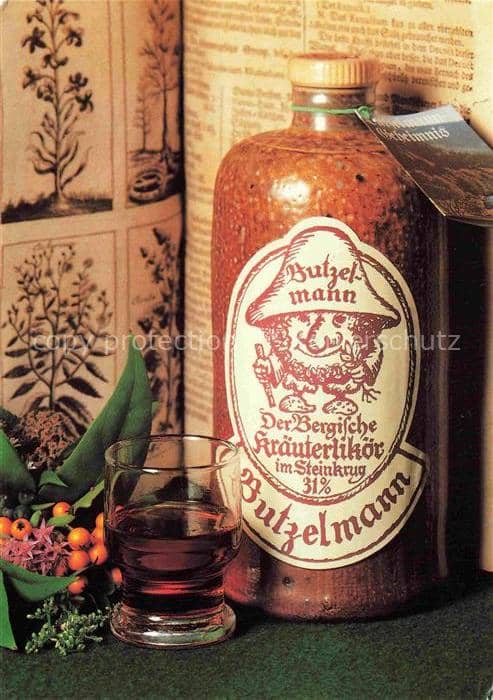 Likoer Schnaps Brandy Eau-de-Vie Aguardiente-- Vinco Import Trier/Mosel Butzelma – Ansichtskarte