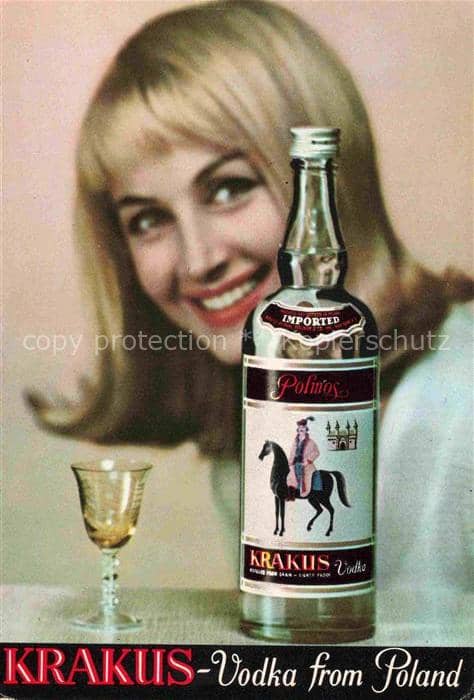 Vodka Alkohol Krakus Polen – Ansichtskarte