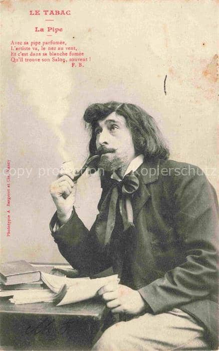 Pfeife Le Tabac La Pipe – Ansichtskarte