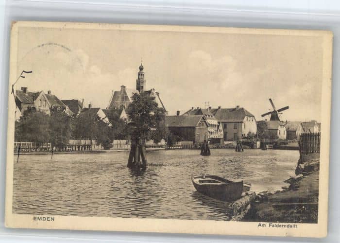Emden Ostfriesland Falderndelft – Ansichtskarte Emden
