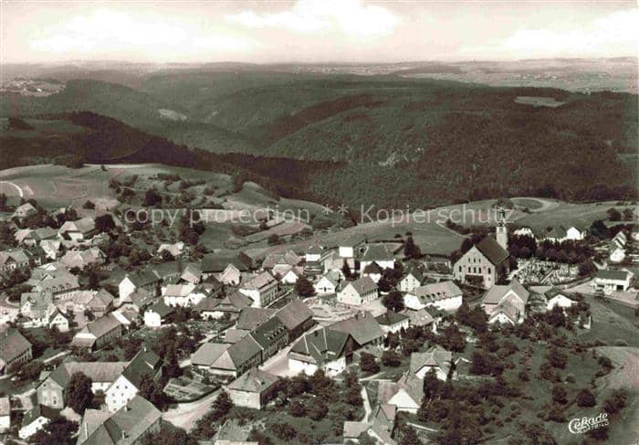 Goerwihl Goerwyhl Waldshut BW Fliegeraufnahme – Ansichtskarte Görwihl