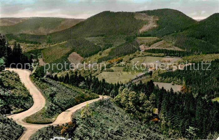 Schwarzwaldhochstrasse Renchtal Braunberg Wasserkopf – Ansichtskarte